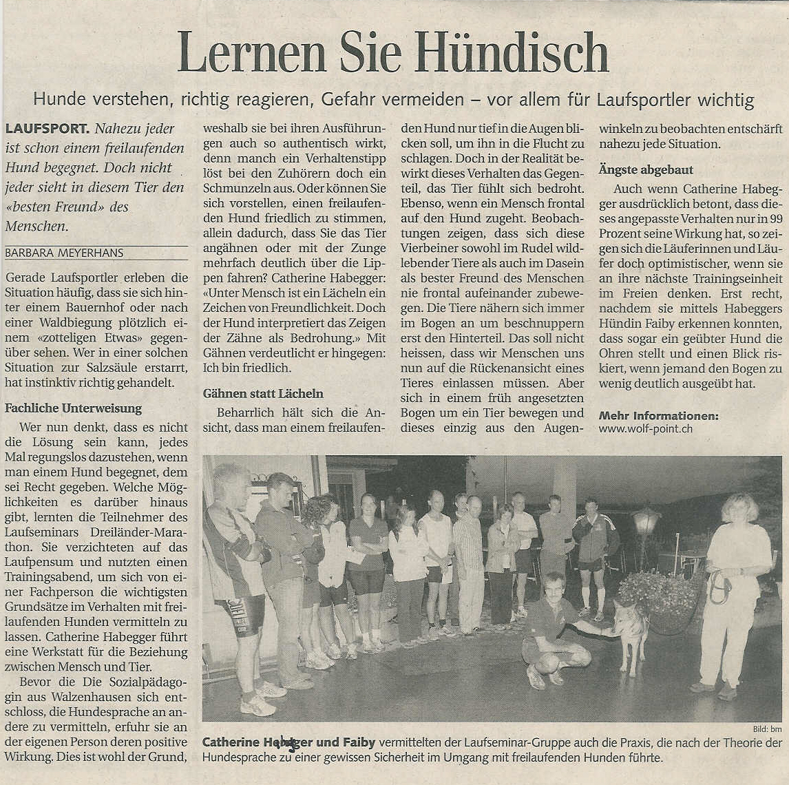 Artikel im Rheintaler, klein